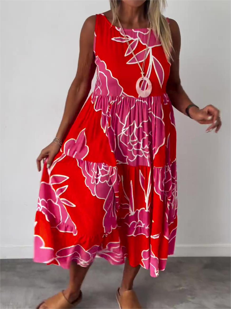 Elegant Floral Dress