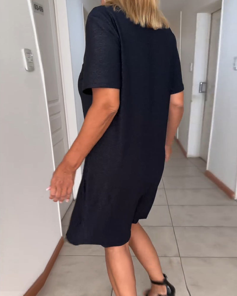 Talia™ | V-Neck Dress
