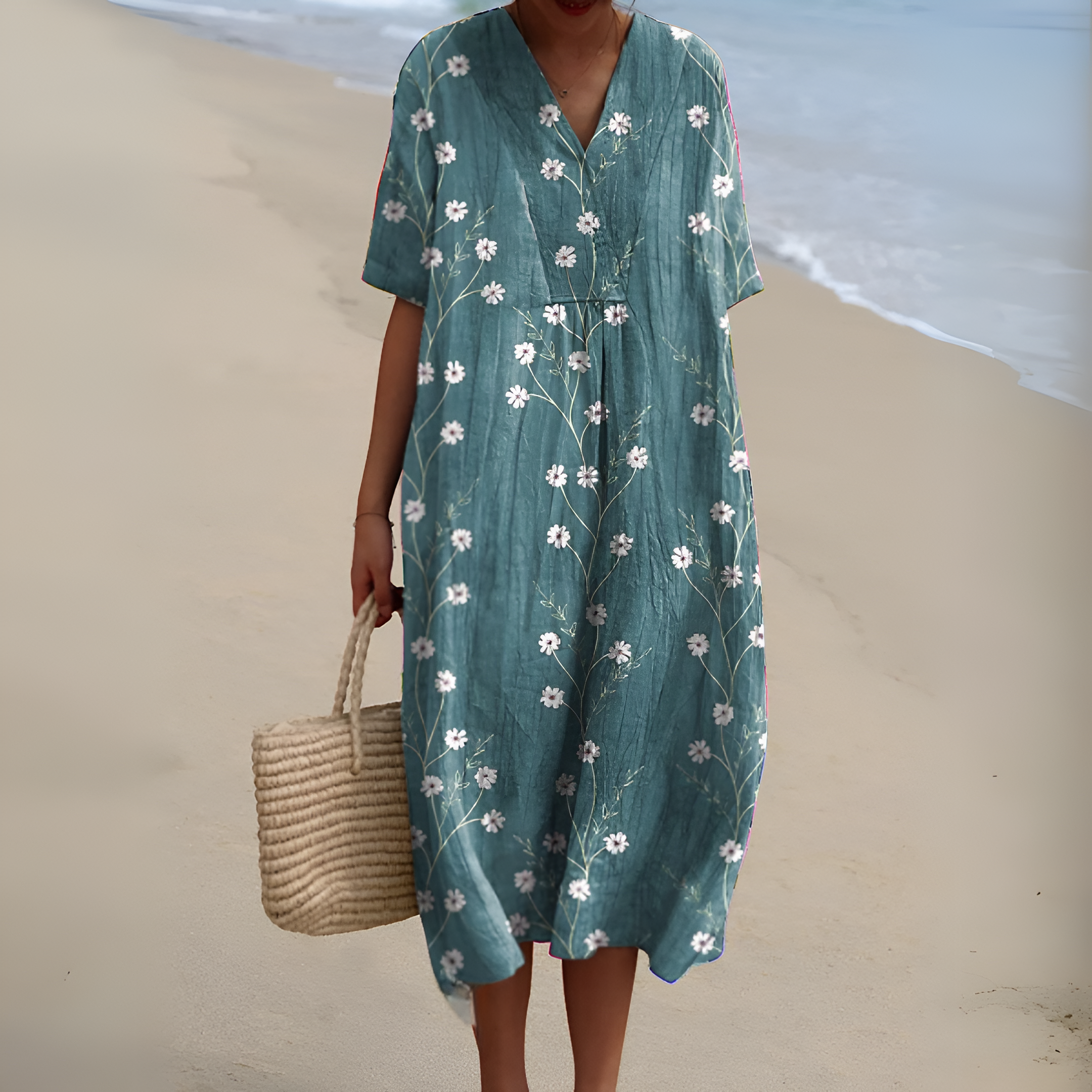 Nicole⢠| Summer Dress with Flowers