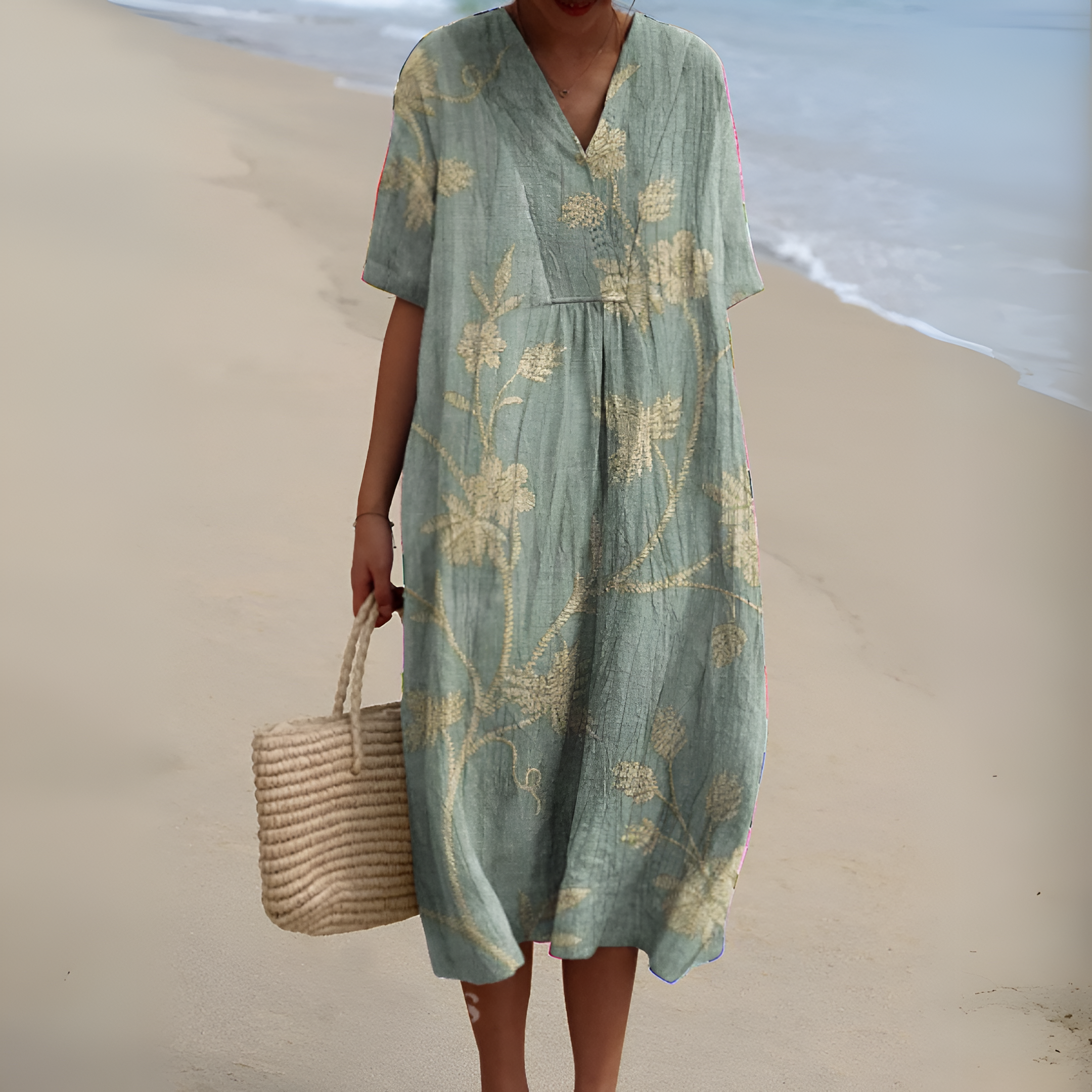 Nicole⢠| Summer Dress with Flowers