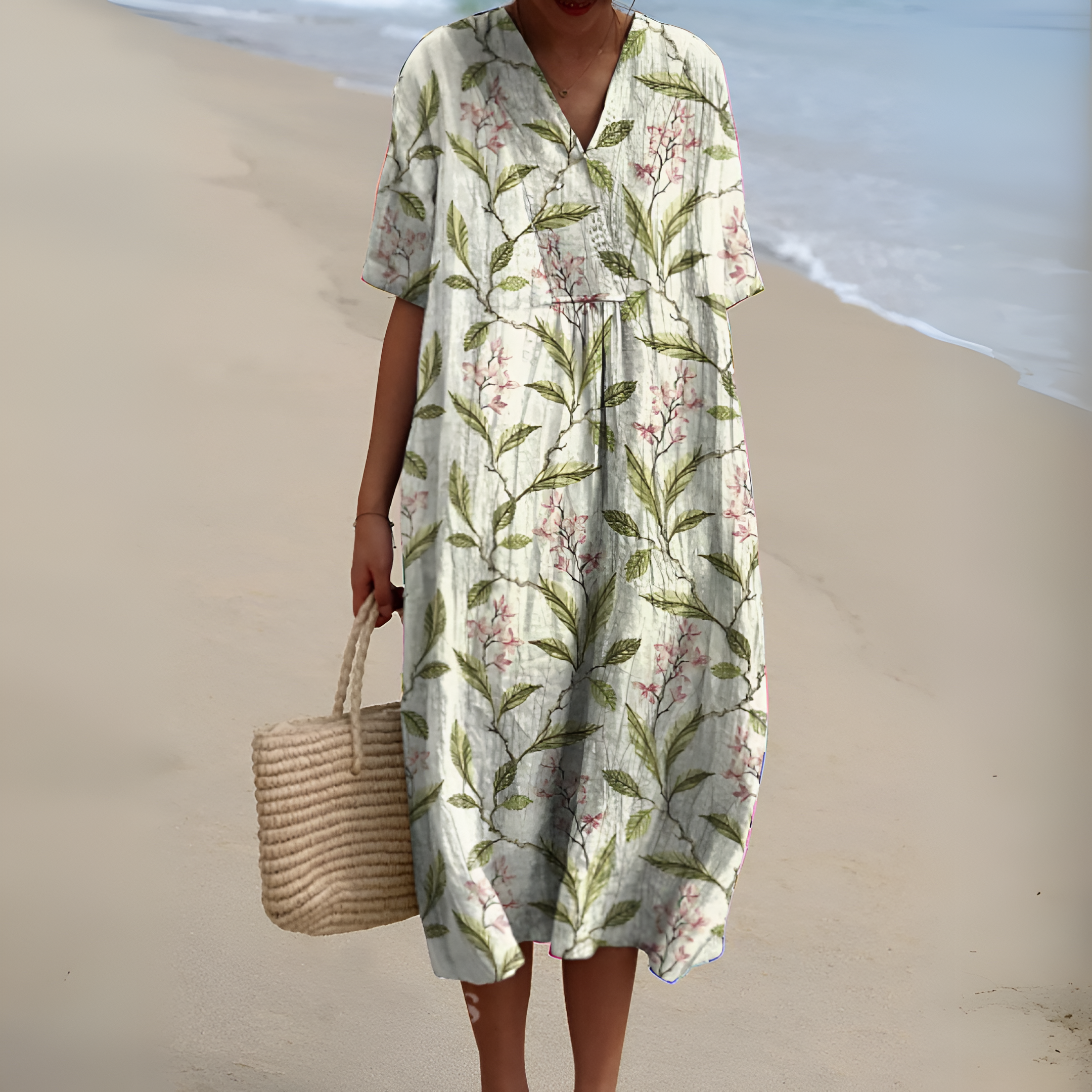 Nicole⢠| Summer Dress with Flowers