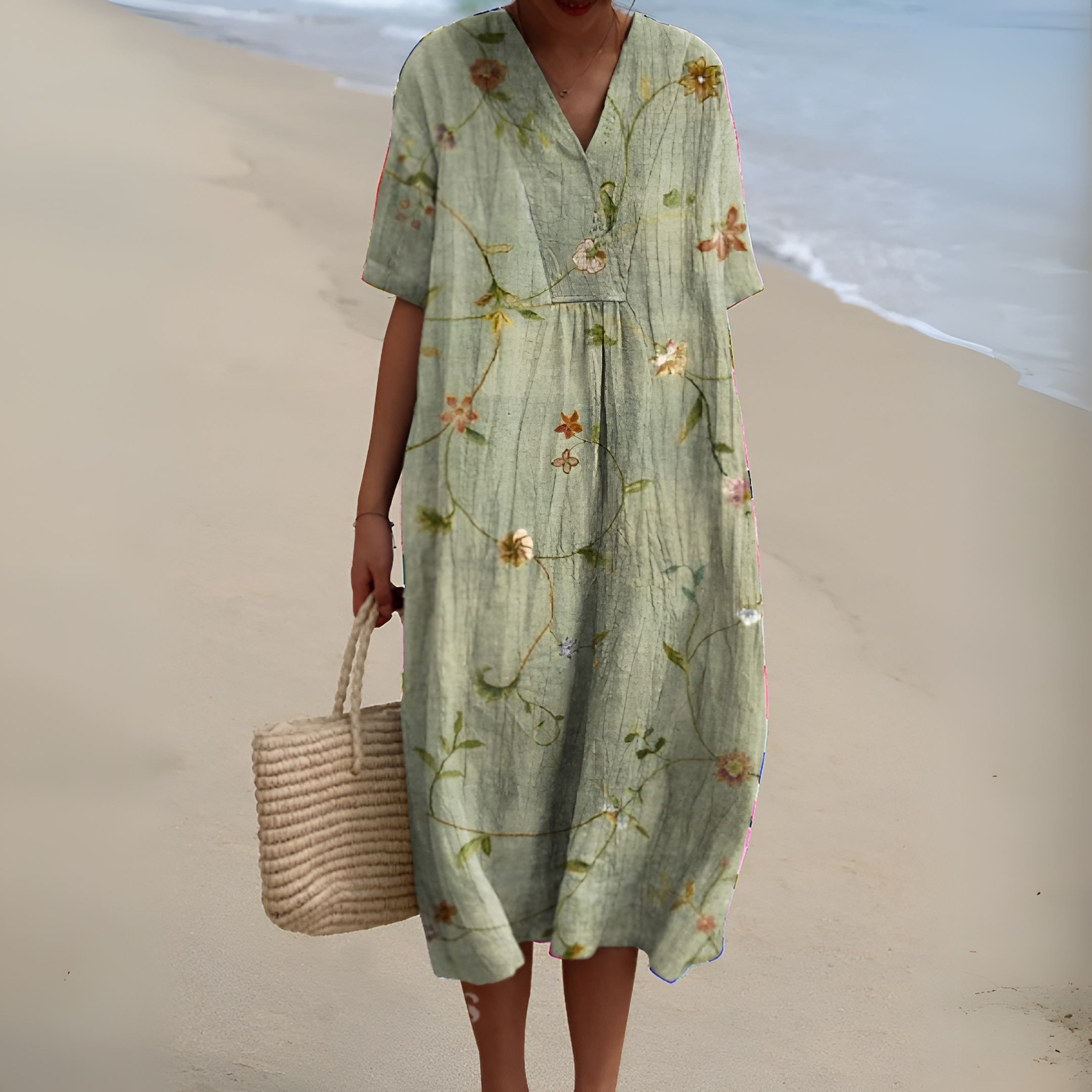 Nicole⢠| Summer Dress with Flowers
