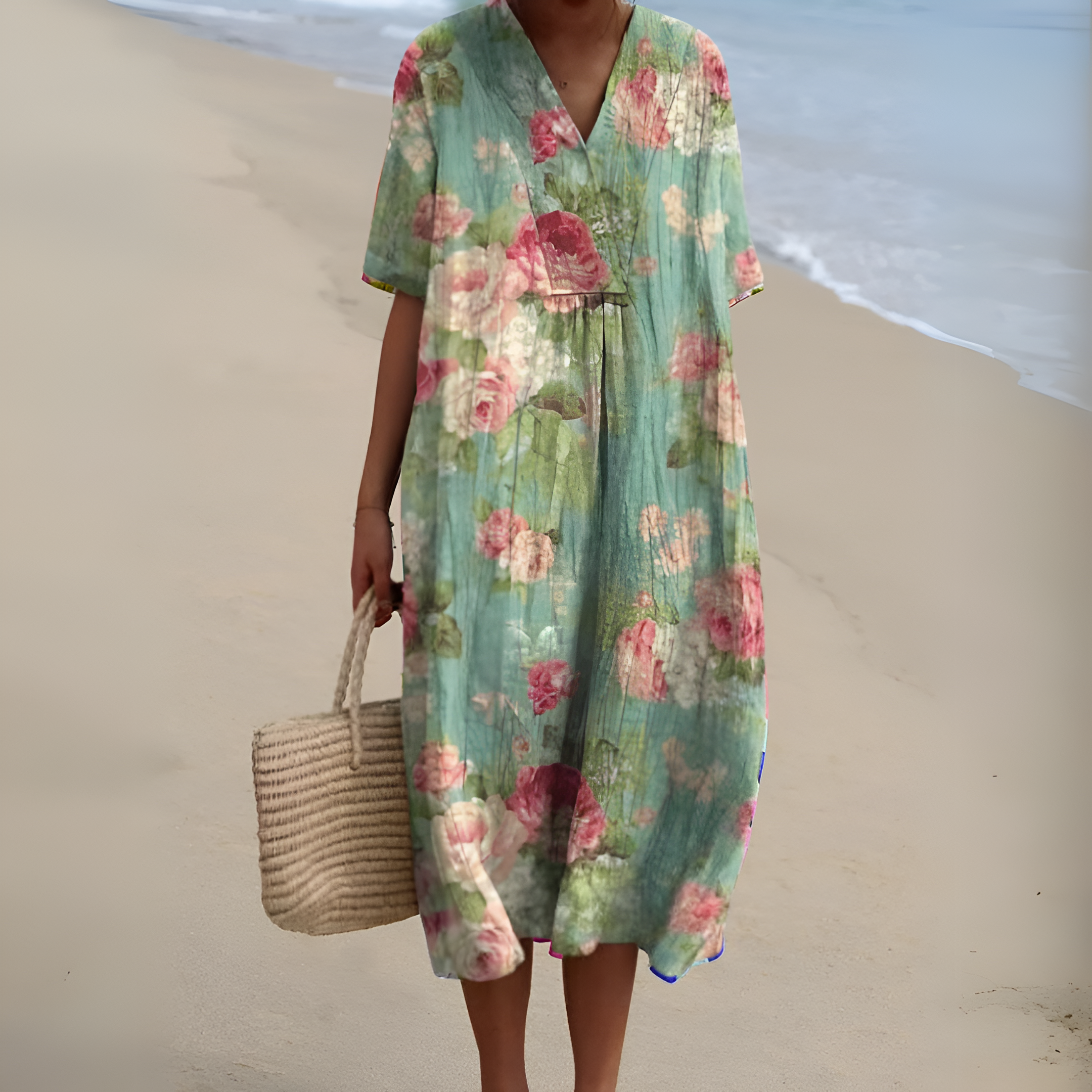 Nicole⢠| Summer Dress with Flowers