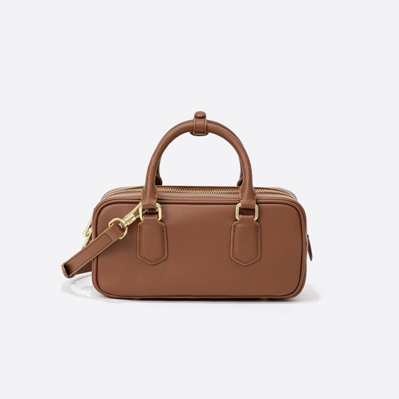 Vintage Crossbody Bag Made of Genuine Leather