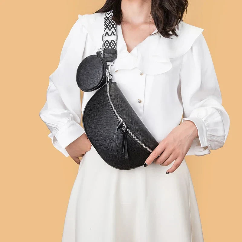 Hayley | Elegant Leather Shoulder Bag
