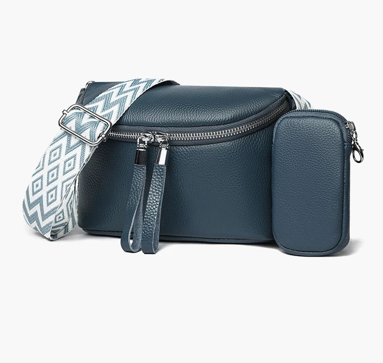 Nina | Finished Leather Shoulder Bag