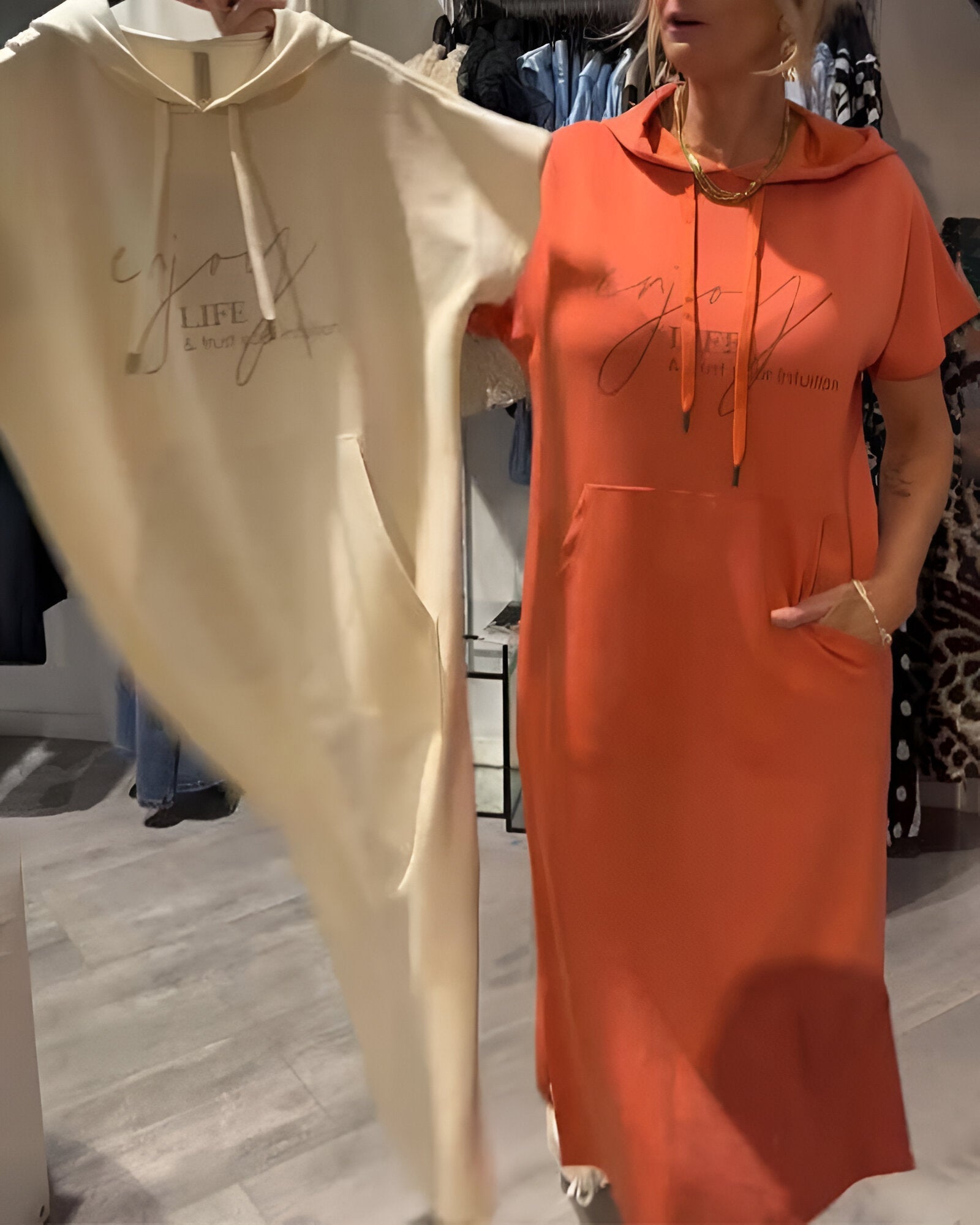 Saskia™ | Daily Hoodie Dress