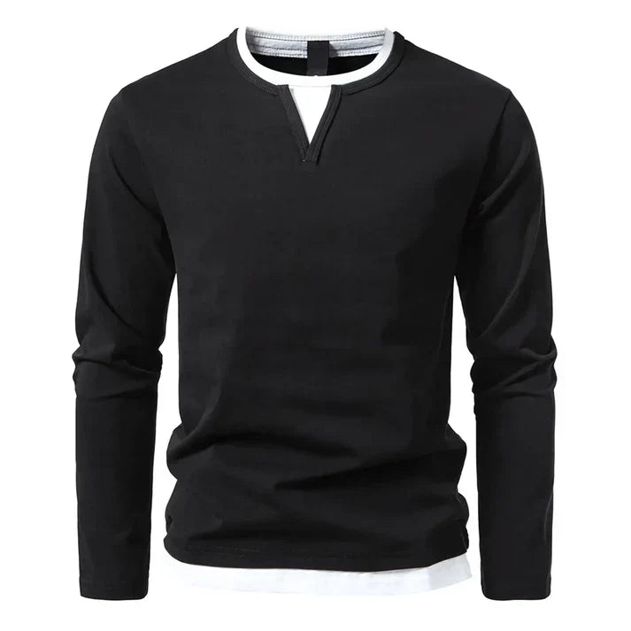 Luxurious Combed Cotton Long Sleeve T-Shirt