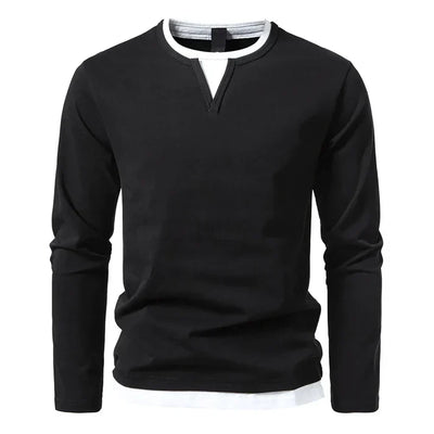 Luxurious Combed Cotton Long Sleeve T-Shirt