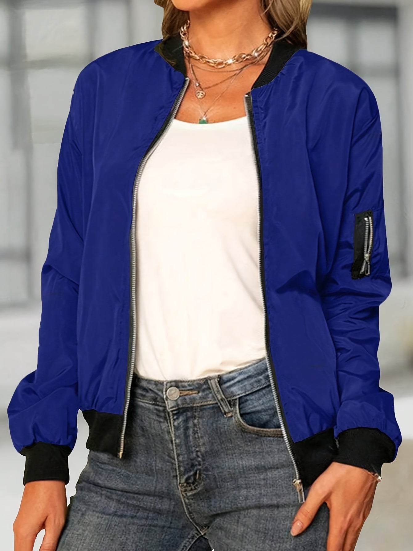 Sofia™ | Relaxed Bomber Jacket for Everyday