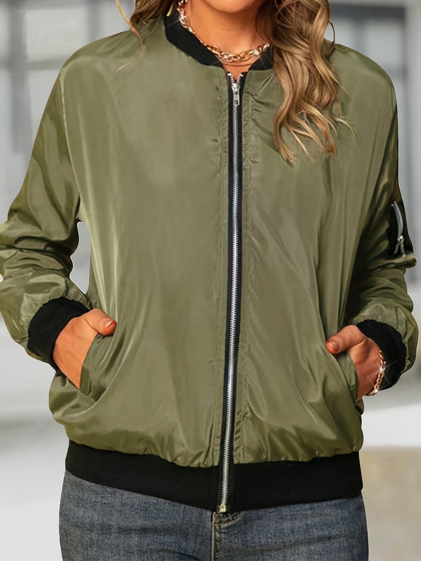 Sofia™ | Relaxed Bomber Jacket for Everyday