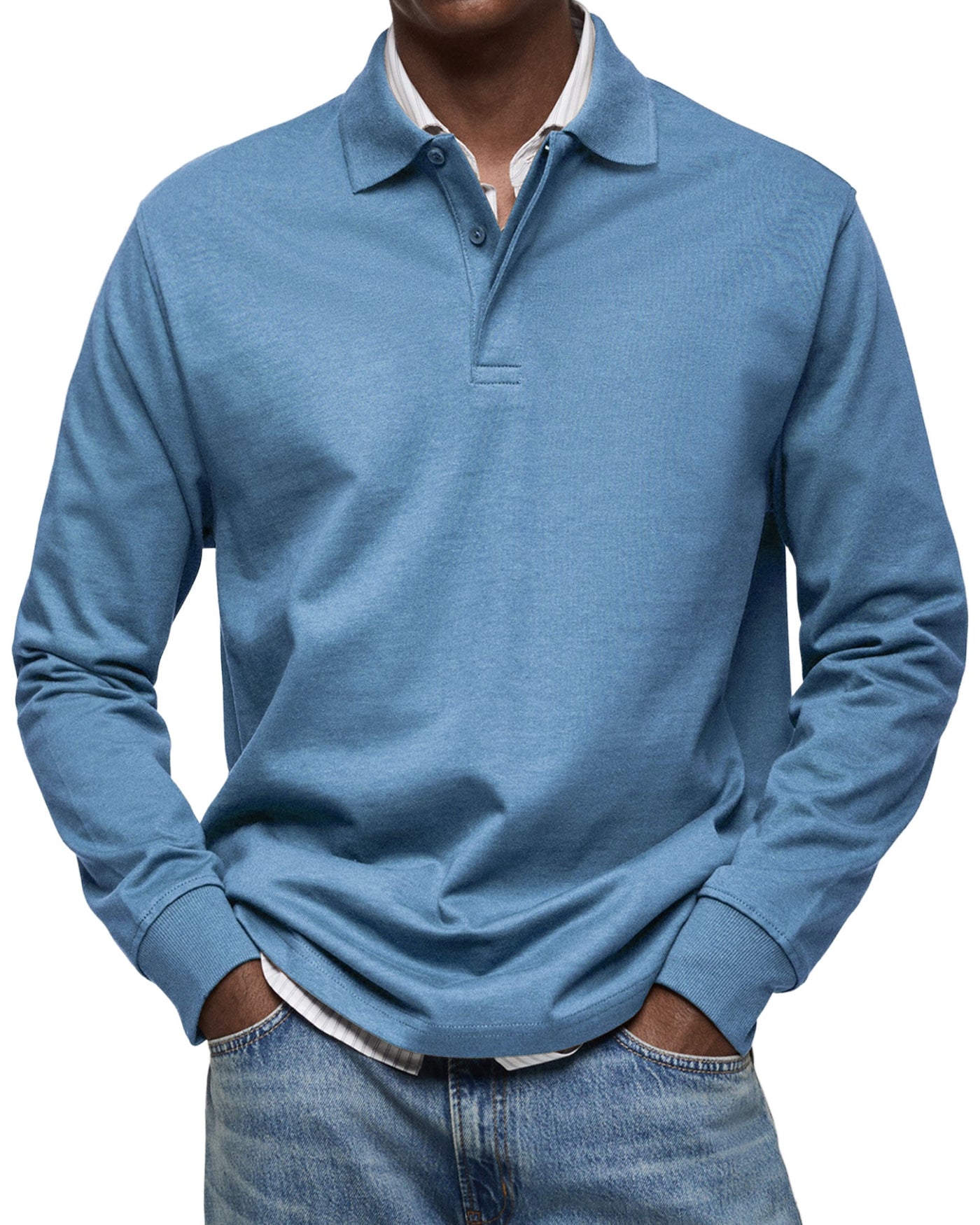 Tom | Long Sleeve Polo Shirt