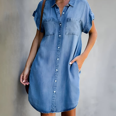 Diane™ | Casual Dress with Buttons