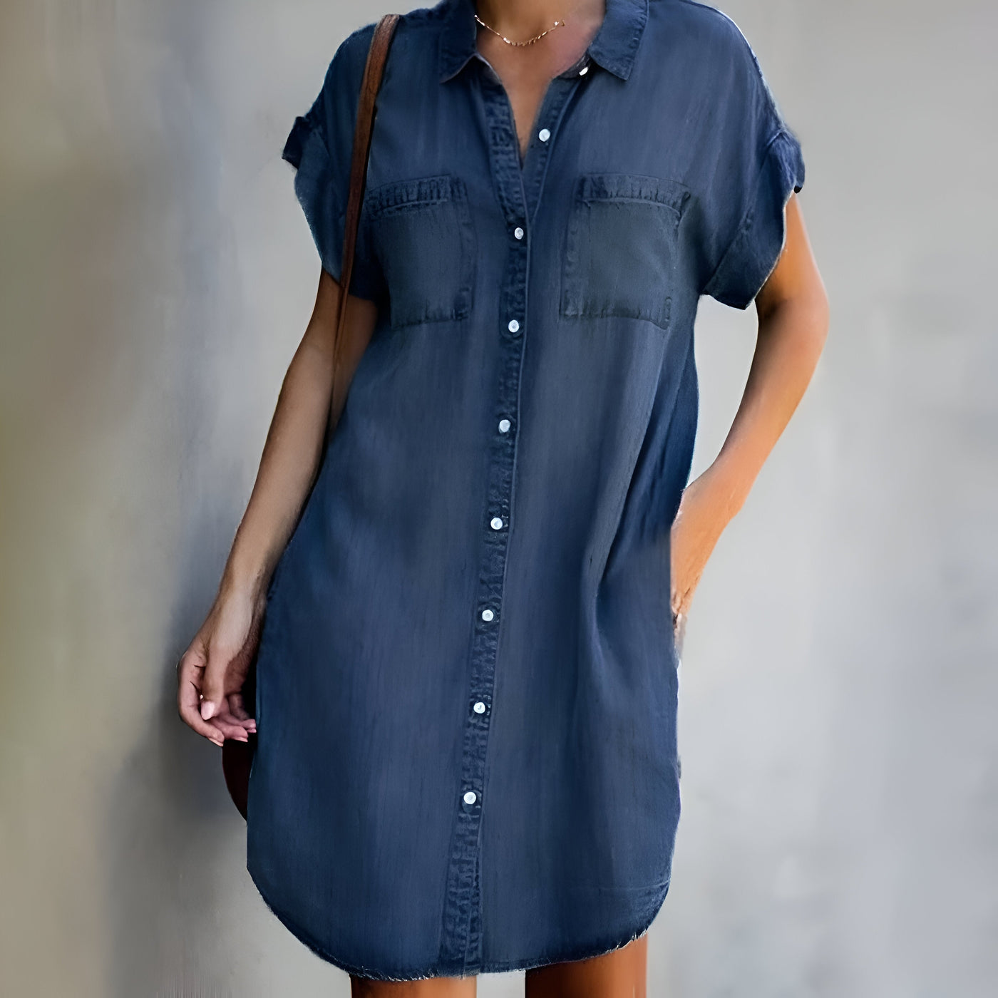 Diane™ | Casual Dress with Buttons