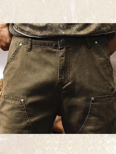 RUGGED WORKWEAR STRAIGHT-LEG UTILITY PANTS