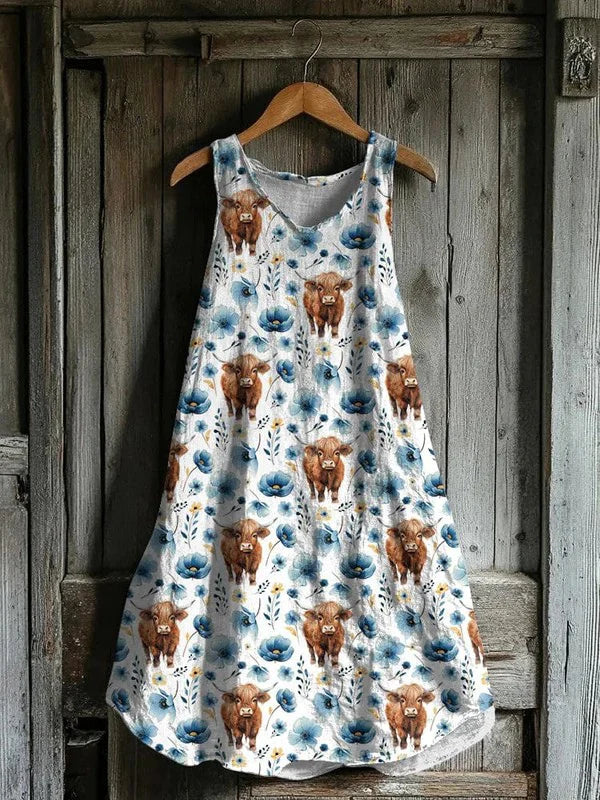 Eglantine – Cow Print Dress