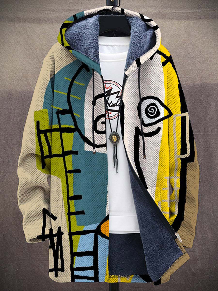 Emil | Abstract Face Hoodie