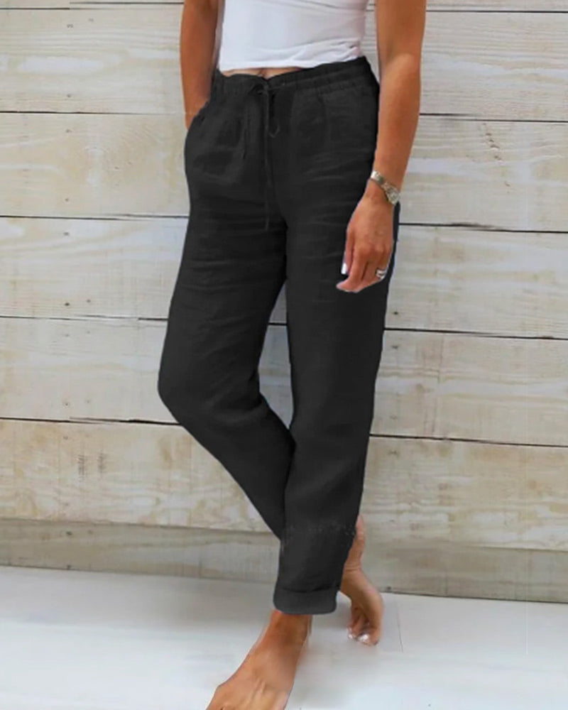 SUSAN - Lightweight Elastic Pants