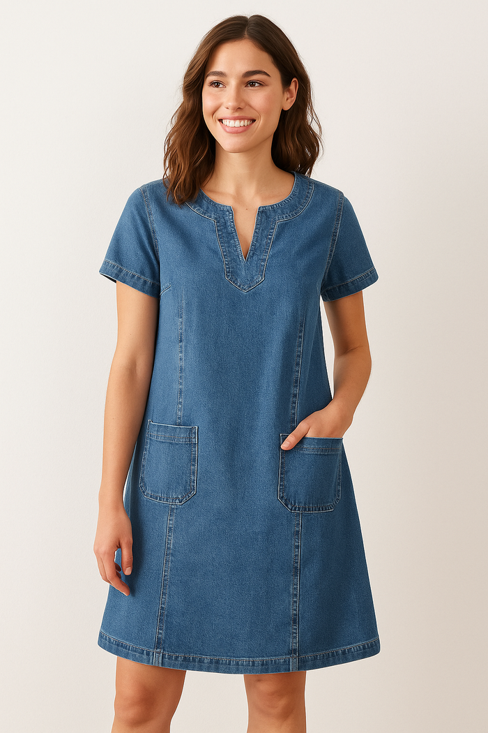 Anouk™ | Relaxed Denim Dress