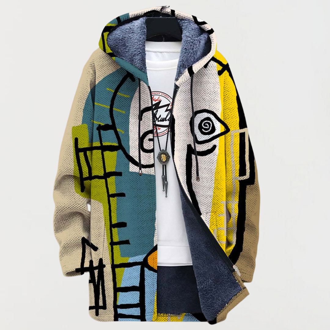 Mira | Hoodie with Abstract Art