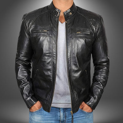 David | Men's Handcrafted Leather Jacket
