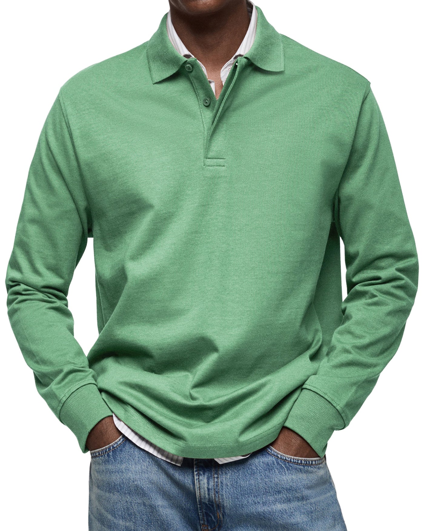 Tom | Long Sleeve Polo Shirt