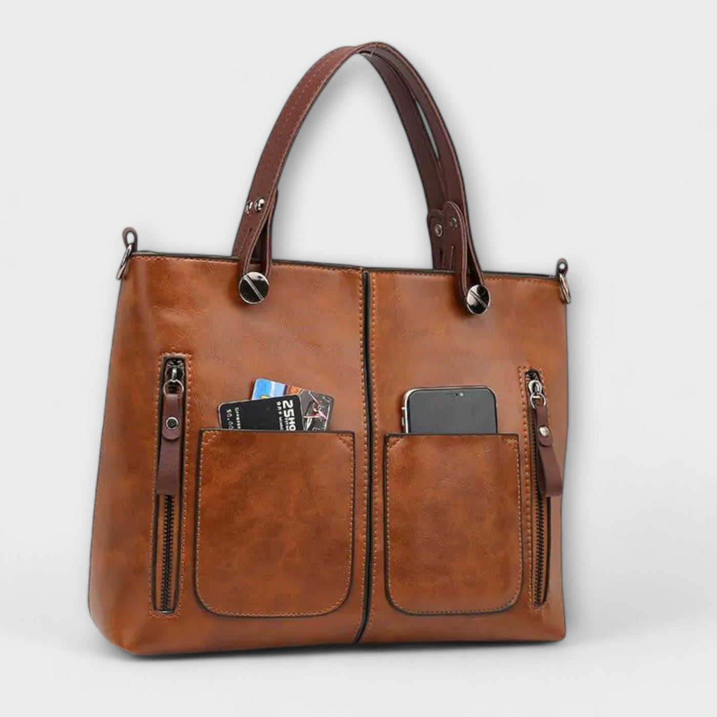 SERENIA™ – ELEGANT LEATHER BAG WITH TIMELESS APPEAL