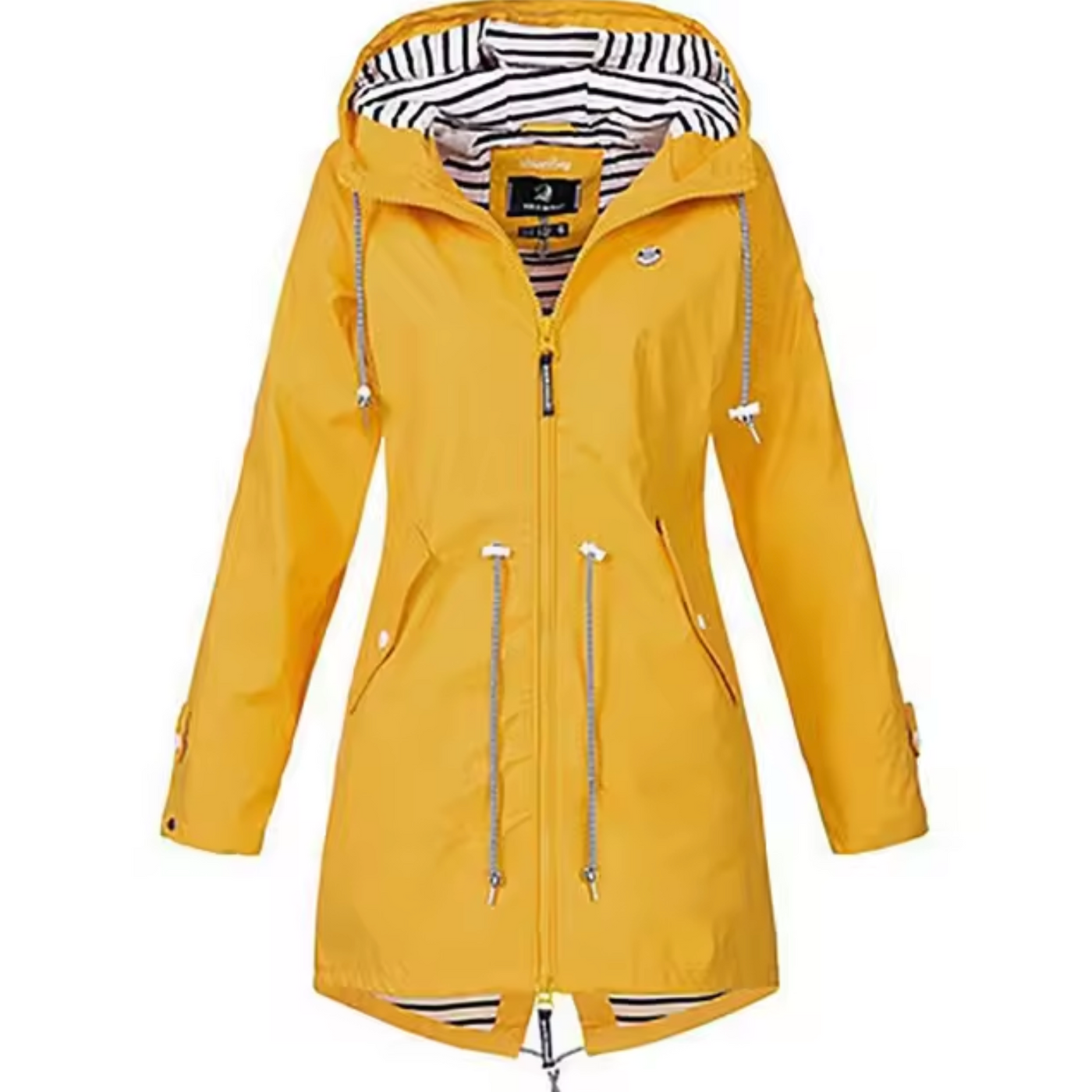 Sofia™ | Parka with Striped Lining and Drawstring
