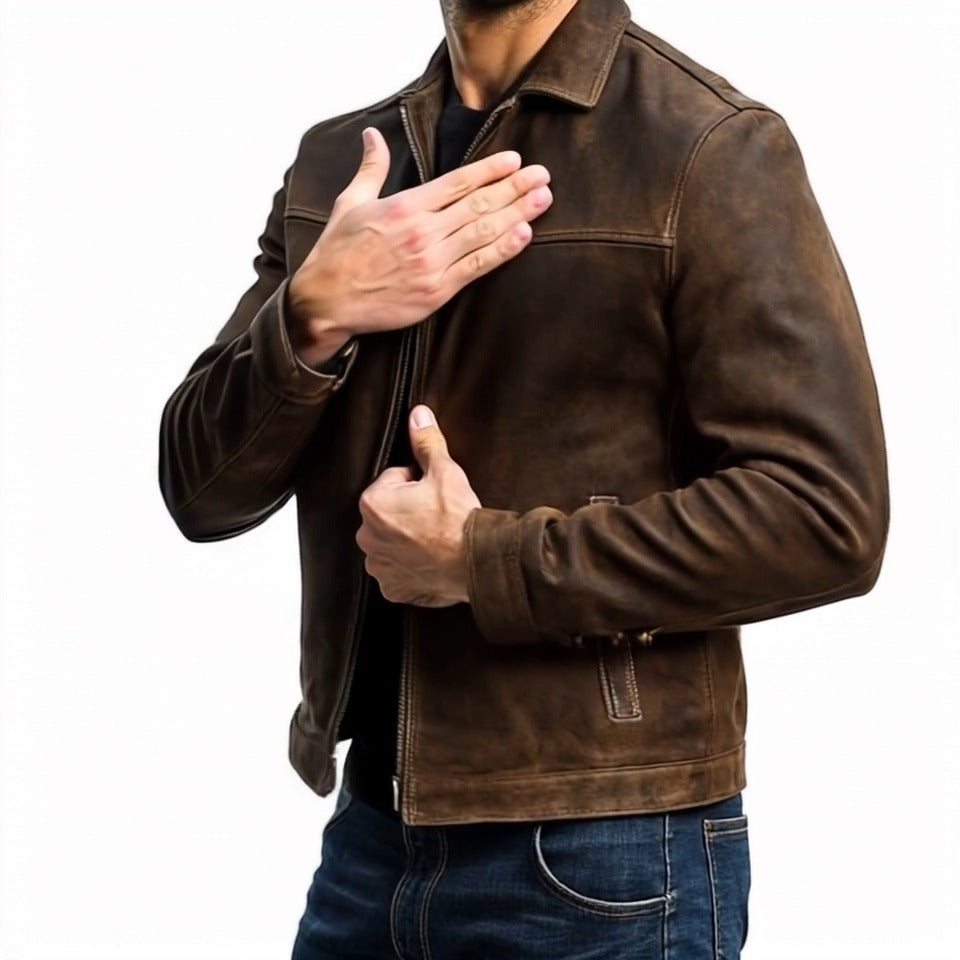 Daniel – Timeless Leather Jacket