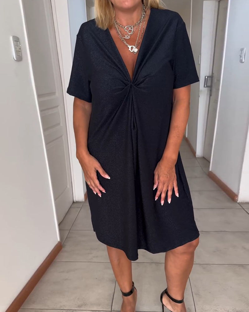 Talia™ | V-Neck Dress