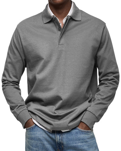 Tom | Long Sleeve Polo Shirt