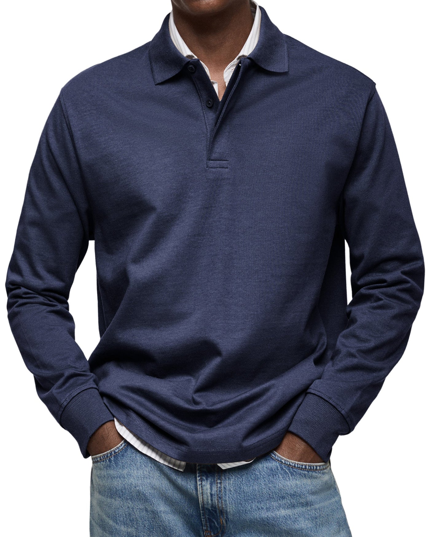 Tom | Long Sleeve Polo Shirt