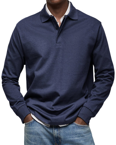 Tom | Long Sleeve Polo Shirt