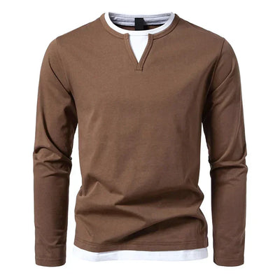 Luxurious Combed Cotton Long Sleeve T-Shirt
