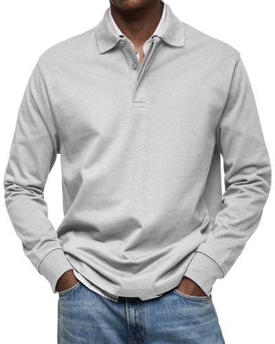 Tom | Long Sleeve Polo Shirt