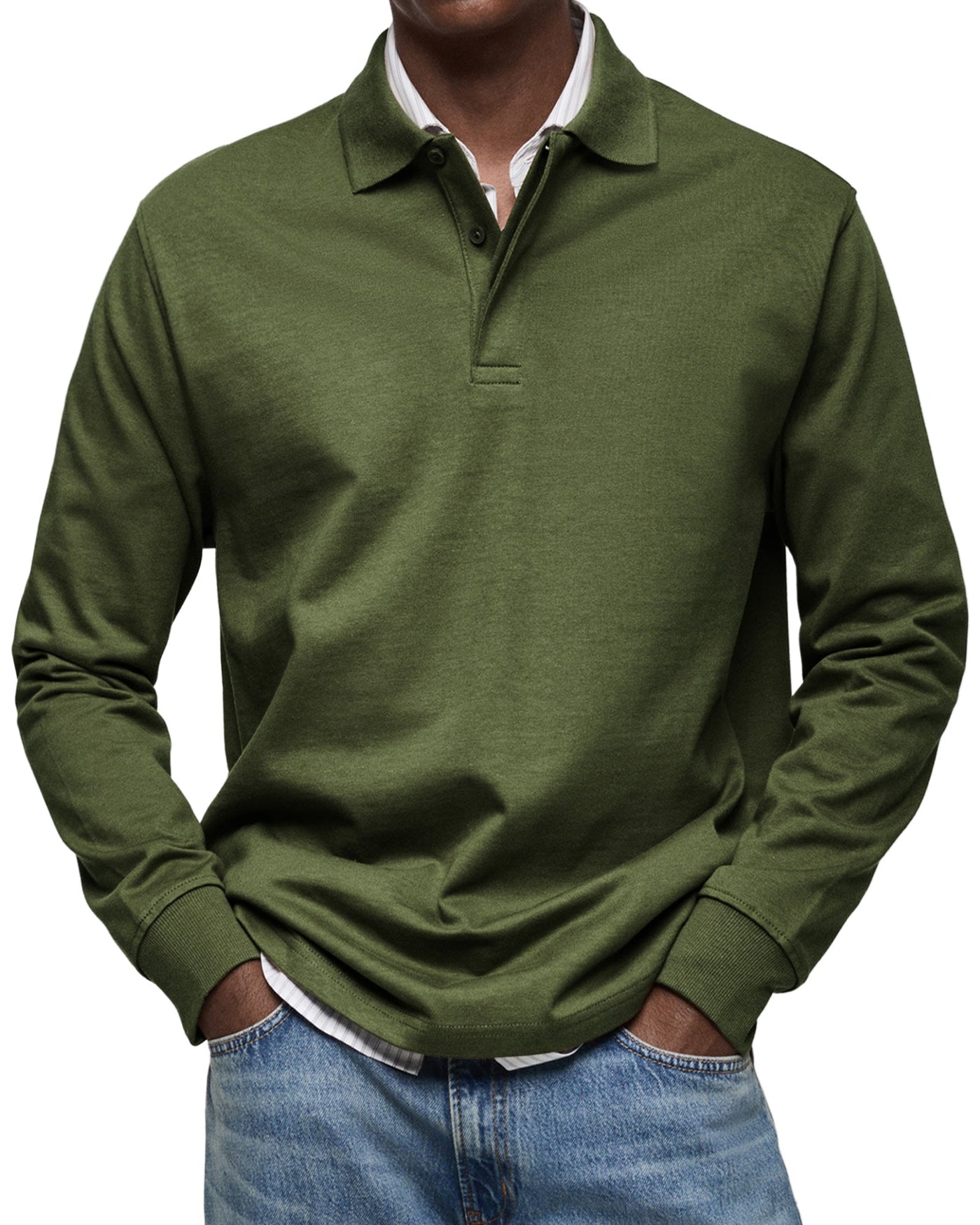 Tom | Long Sleeve Polo Shirt