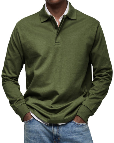Tom | Long Sleeve Polo Shirt