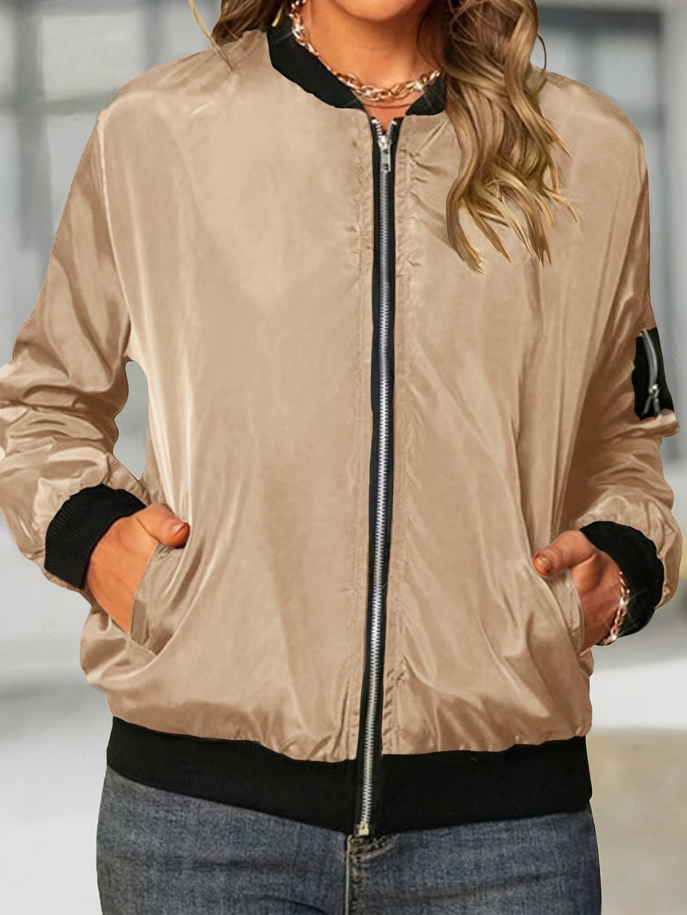 Sofia™ | Relaxed Bomber Jacket for Everyday