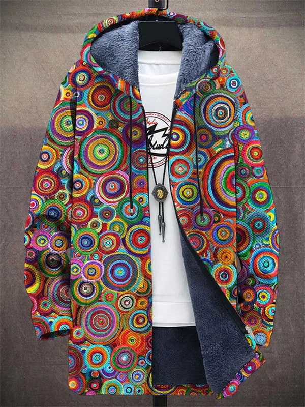 Henrik | Hoodie with Vivid Circles