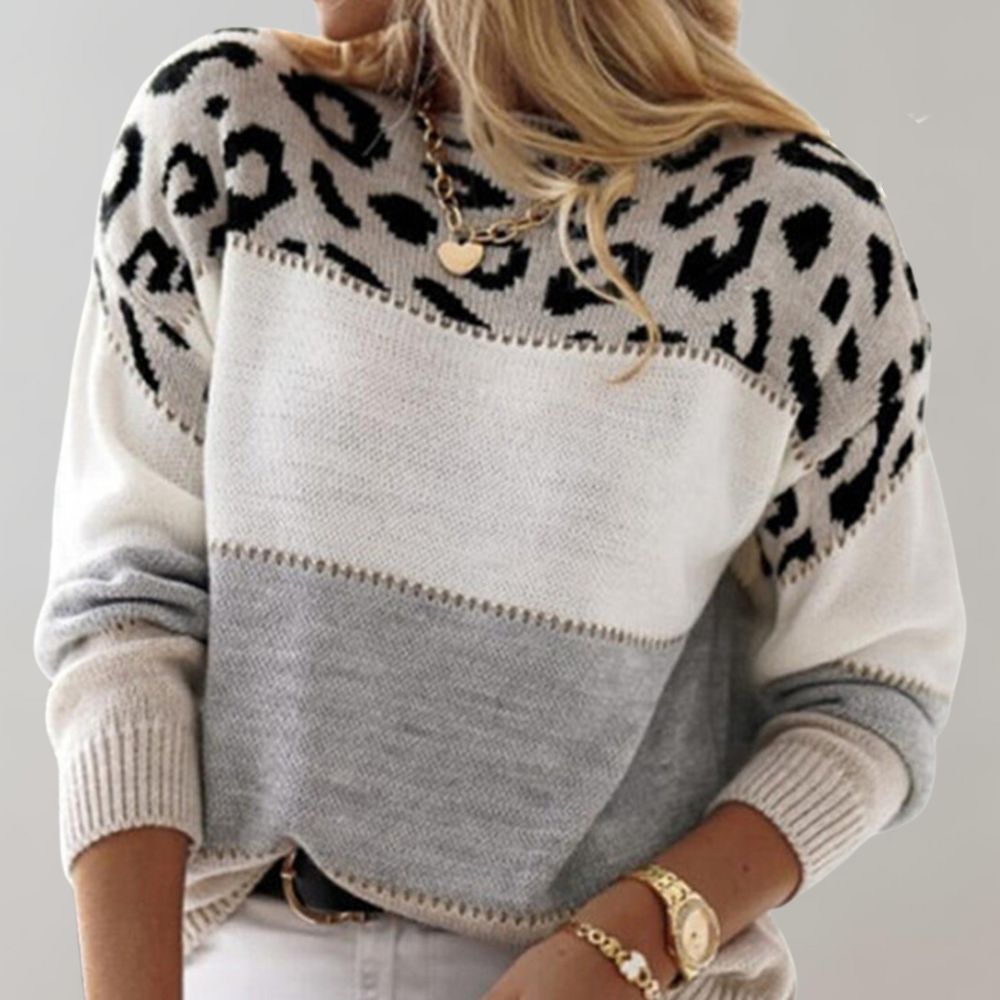 Leopard Elegance Sweater