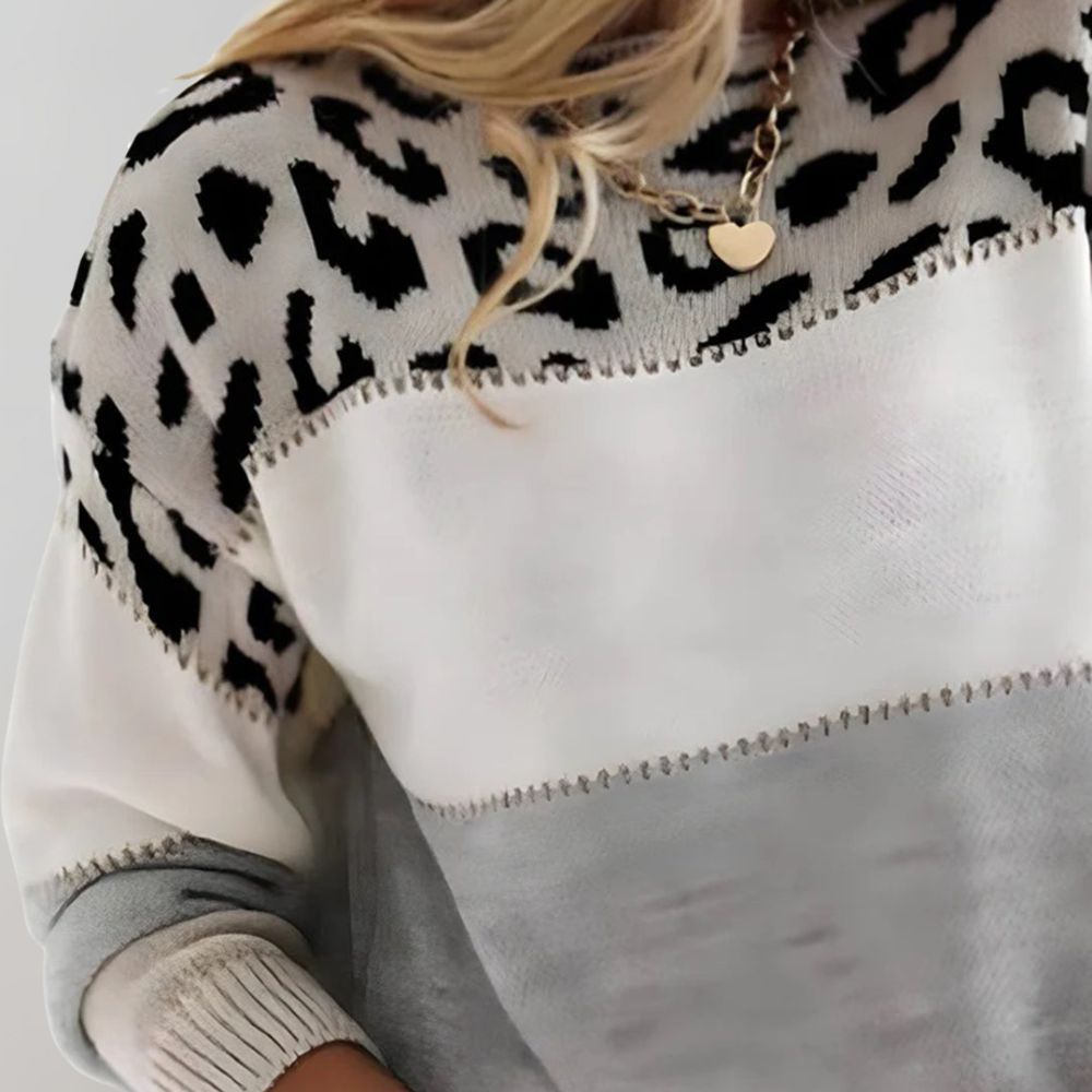 Leopard Elegance Sweater