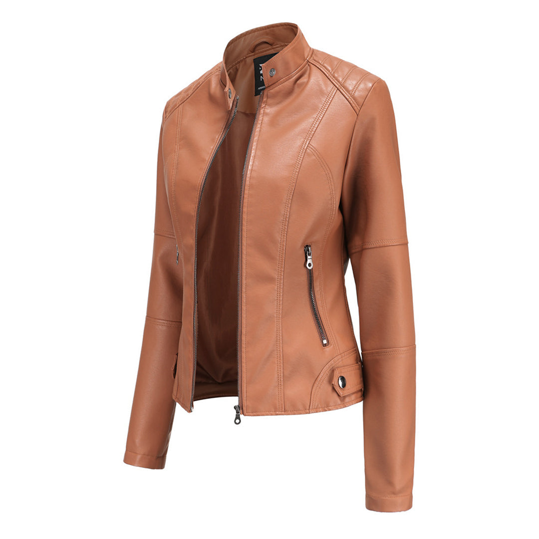 Siri™ | Elegant Leather Jacket