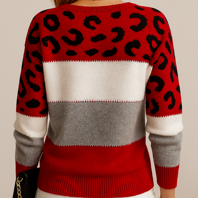 Leopard Elegance Sweater