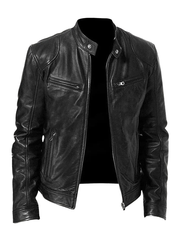 Carlos | Elegant Leather Jacket