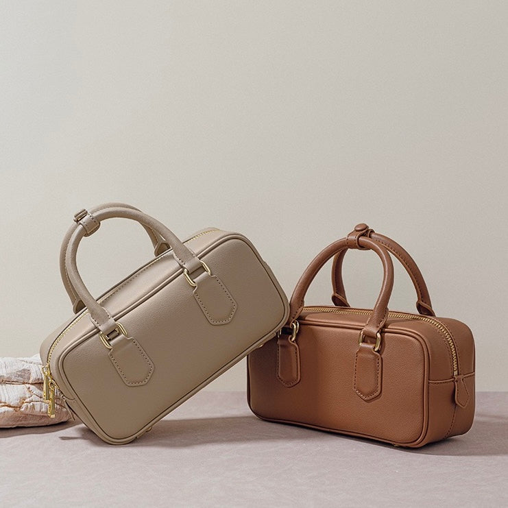 Vintage Crossbody Bag Made of Genuine Leather