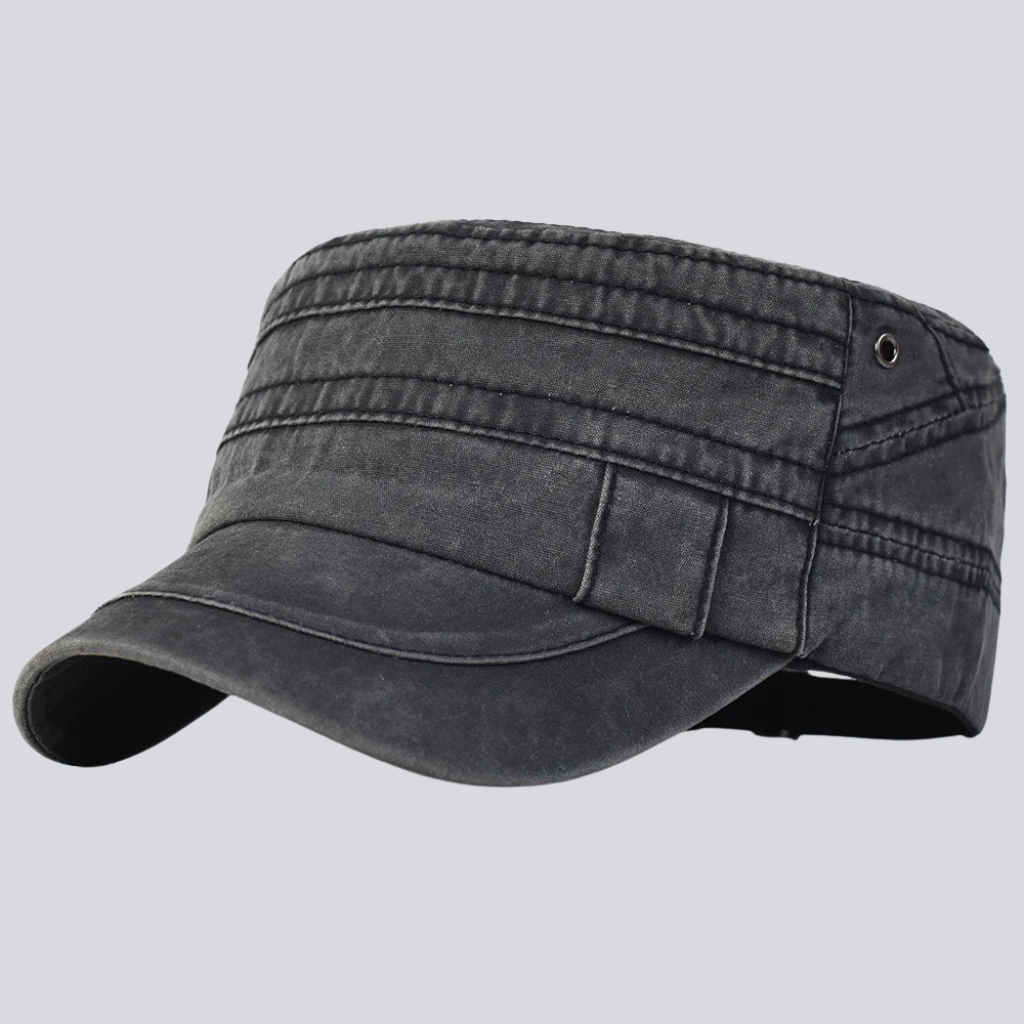 Owen | Durable Vintage Cap (Black)