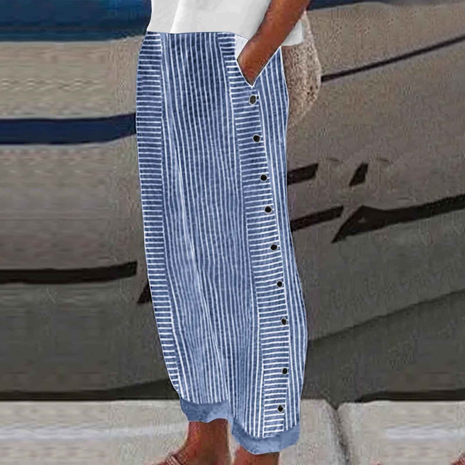 Sera™ - Drawstring and Button Pants