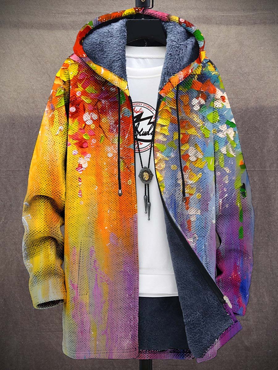 Anders | Hoodie with Abstract Print