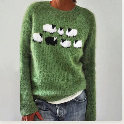 AMÉLIE | RETRO KNITTED SWEATER