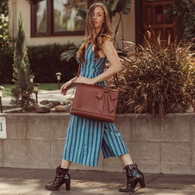 BERNADETTE™ – BAG WITH FLOWER DESIGN AND DECORATIVE BOW